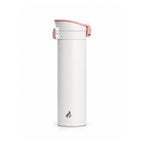 White with White Bottom / 16 oz / Pink-Handle Lid