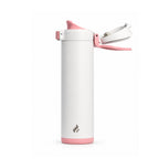 White with Pink Bottom / 16 oz / Pink-Handle Lid