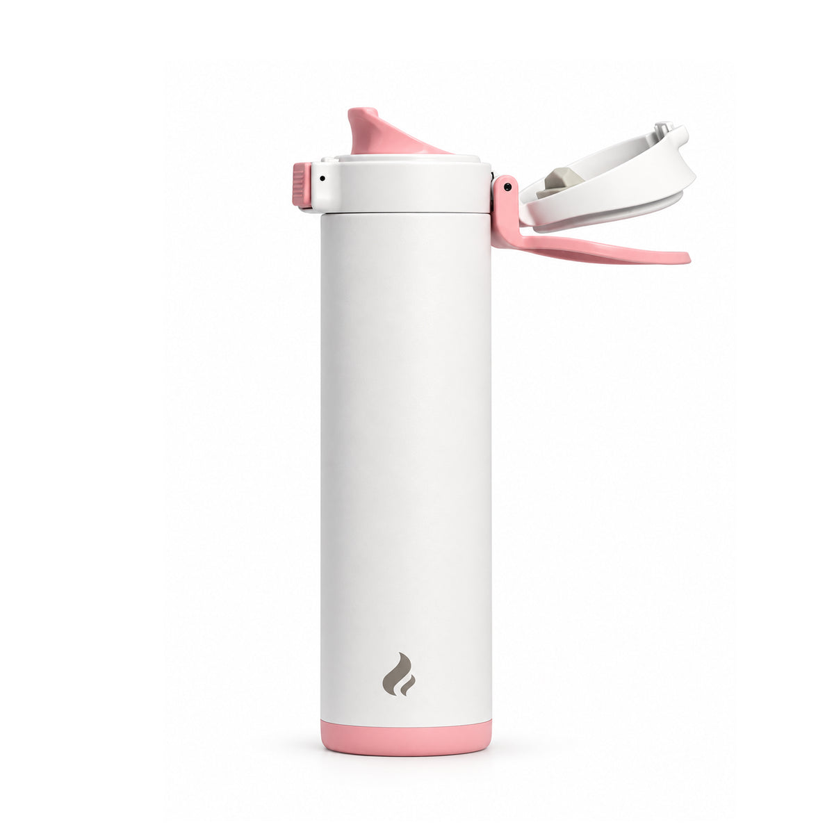 White with Pink Bottom / 16 oz / Pink-Handle Lid
