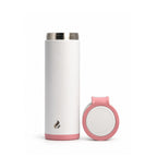 White with Pink Bottom / 16 oz / Pink-Handle Lid
