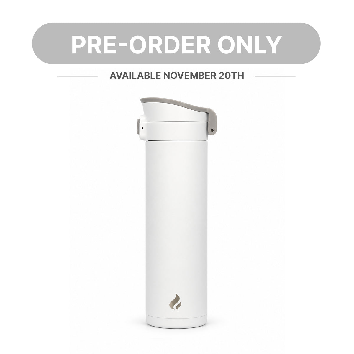 White with Gray Bottom / 16 oz / White-Gray-Handle Lid