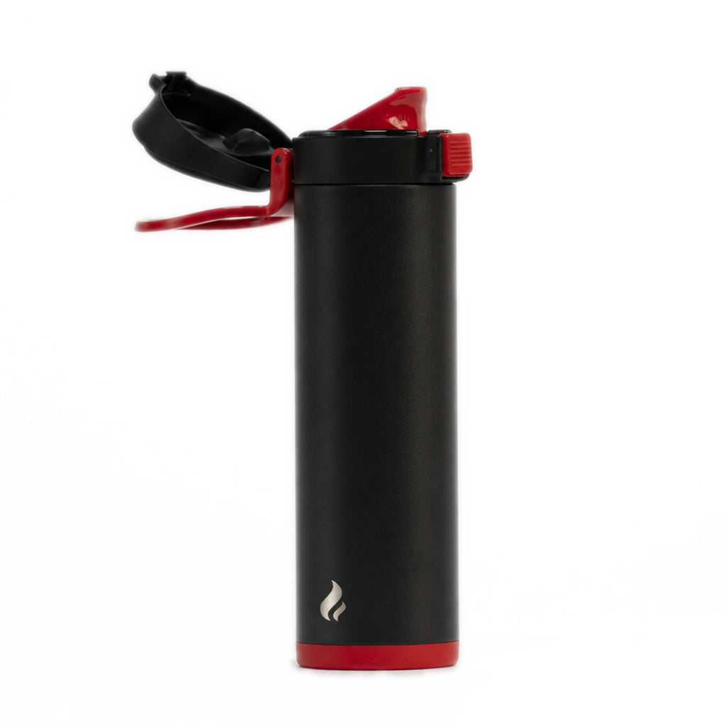 Black w/ Red Bottom / 16 oz / Red-Handle Lid