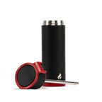 Black w/ Red Bottom / 12 oz / Red-Handle Lid