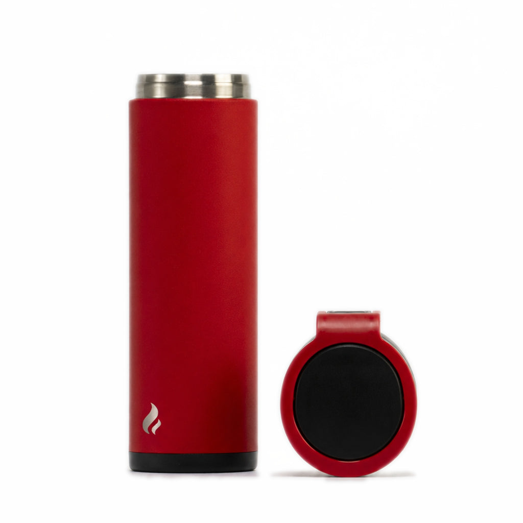 Red w/ Black Bottom / 16 oz / Red-Handle Lid
