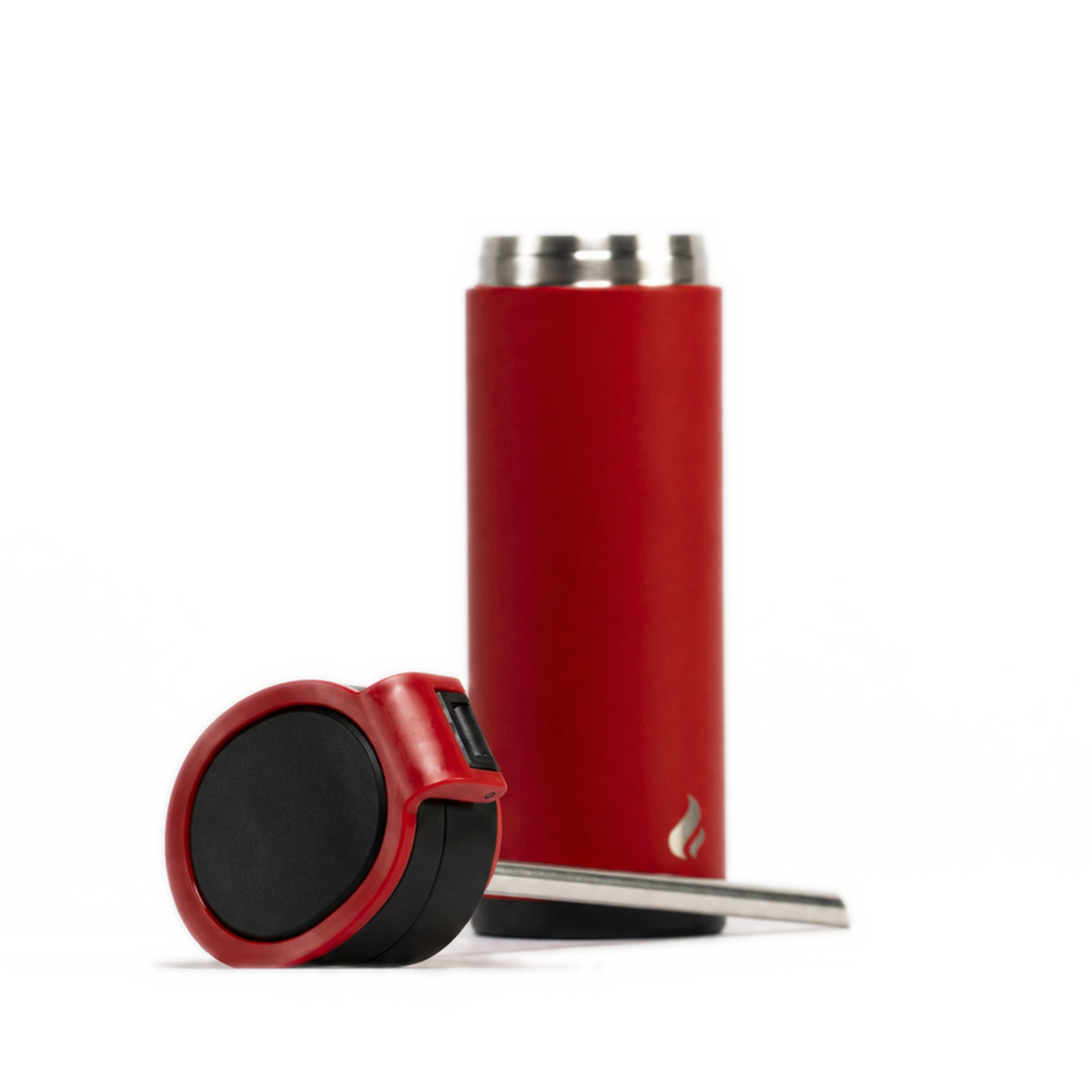 Red w/ Black Bottom / 12 oz / Red-Handle Lid