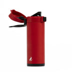 Red w/ Black Bottom / 12 oz / Black-Handle Lid