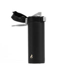 Black w/ Black Bottom / 12 oz / Gray-Handle Lid