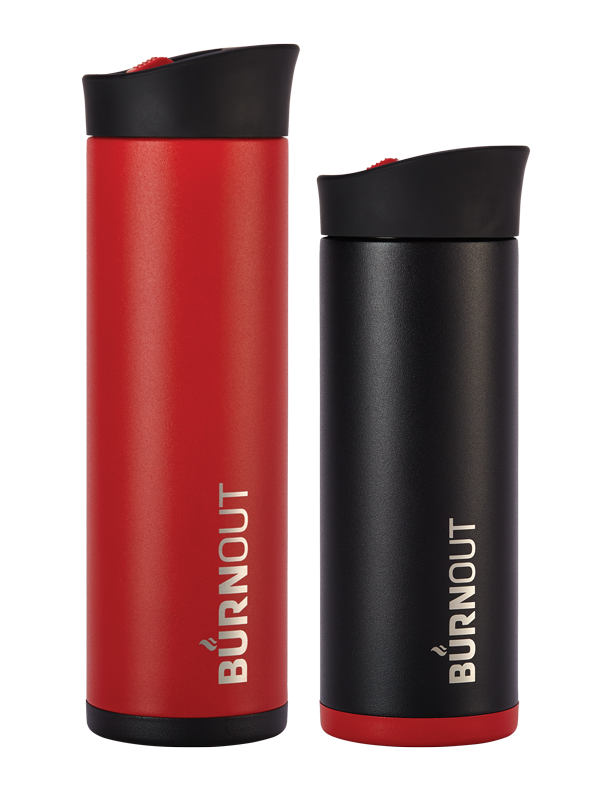 BURNOUT Mugs – Temperature Regulating Travel Mug