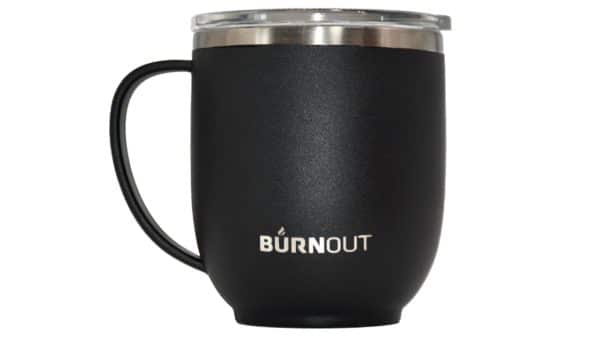 BURNOUT Mugs – Temperature Regulating Travel Mug